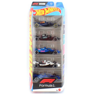 Hot Wheels Formula-1 set de 5 mașinuțe 1/64 – Mattel