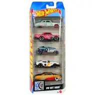 Hot Wheels: Hot Rods — set de 5 mașinuțe, scară 1/64 — Mattel