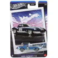 Hot Wheels: Mașinuță Jaguar Lightweight E-Type vintage 1/64 – Mattel