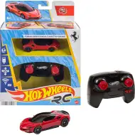 Hot Wheels: Mașinuță RC Ferrari cu telecomandă 1/64 - Mattel