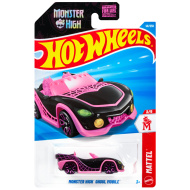 Hot Wheels: Monster High Ghoul Mobile mașinuță neagră 1/64 - Mattel