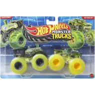 Hot Wheels Monster Trucks: Loco Punk vs Hotweiler set de 2 mașinuțe 1/64 - Mattel
