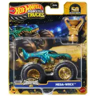 Hot Wheels Monster Trucks: Mega-Wrex mașinuță campion cu trofeu 1/64 - Mattel