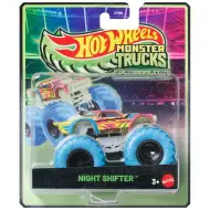 Hot Wheels Monster Trucks: Night Shifter mașinuță care luminează în întuneric 1/64 – Mattel