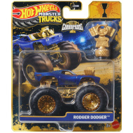 Hot Wheels Monster Trucks: Rodger Dodger mașinuță monster campion cu cupă 1/64 - Mattel