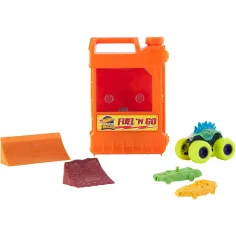 Hot Wheels Monster Trucks: Set de joacă canistră de benzină - Mattel imaginea 3