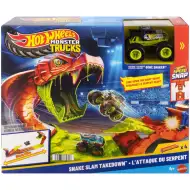 Hot Wheels Monster Trucks: Set de pistă Mușcătura de șarpe - Mattel