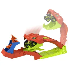Hot Wheels Monster Trucks: Set de pistă Mușcătura de șarpe - Mattel imaginea 3
