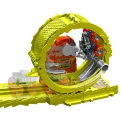 Hot Wheels Monster Trucks: Set de urmărire Power Smasher - Mattel imaginea 2