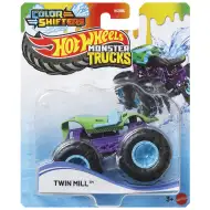 Hot Wheels Monster Trucks: Twin Mill mașină cu schimbare de culoare 1/64 - Mattel