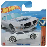 Hot Wheels: Pontiac Firebird 73 alb, mașinuță 1/64 - Mattel