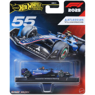 Hot Wheels Premium: Echipa de Formula 1 Atlassian Williams Racing #55 — mașinuță de Formula 1 1/64 - Mattel