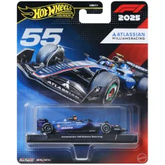 Hot Wheels Premium: Echipa de Formula 1 Atlassian Williams Racing #55 — mașinuță de Formula 1 1/64 - Mattel