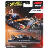 Hot Wheels Premium: Mașinuță echipă McLaren Formula 1 Nr.:4 1/64 - Mattel