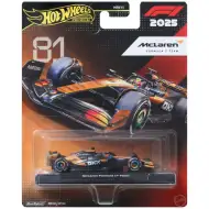 Hot Wheels Premium: Mașinuță echipă McLaren Formula 1 Nr.:81 1/64 - Mattel