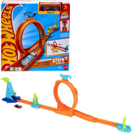 Hot Wheels: Set de inițiere pentru cascadori - Loop Flag Finish (set de joacă) - Mattel