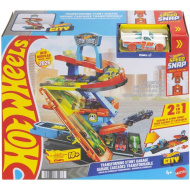Hot Wheels: Set de joacă Garajul cascadorilor - Mattel