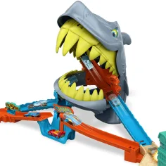 Hot Wheels: Set de pistă Atacul rechinului cu mașinuță - Mattel imaginea 3