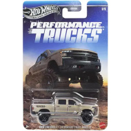 Hot Wheels Silver Series: mașinuță Chevrolet Silverado Trail Boss LT 2019, scară 1/64 - Mattel