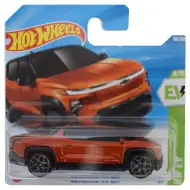 Hot Wheels: Silverado EV RST mașinuță portocalie 1/64 - Mattel