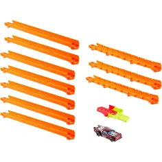 Hot Wheels Track Creator: Set de piste drepte - Mattel imaginea 2