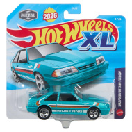 Hot Wheels XL: 1992 Ford Mustang Foxbody mașinuță 1/43 – Mattel