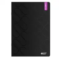 ICO: Caiet Student Premium Black, format A4, dictando, 40 de file