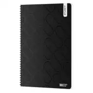 ICO: Caiet Student Premium Black, tip A/4, dictando, 100 file