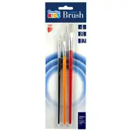 ICO: Pensule speciale cu maner vopsit in trei marimi diferite 