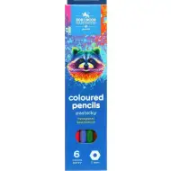 ICO: Koh-I-Noor 3551 Creion colorat hexagonal în cutie cu raton, set de 6 bucăți