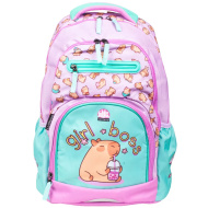 ICO: LizzySuli Lollipop Capybara Active+ ghiozdan/rucsac școlar ergonomic 30x43x21,5 cm