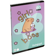 ICO: LizzySuli Lollipop Capybara caiet de teme A5, 40 file