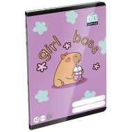 ICO: LizzySuli Lollipop Capybara caiet pătrățat A5 27-32
