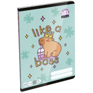 ICO: LizzySuli Lollipop caiet liniat cu imprimeu Capybara A/5 16-32
