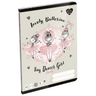 ICO: LizzySuli Lovely Ballerina Tiny Dancer caiet cu liniatură pentru clasa a III-a A/5 12-32