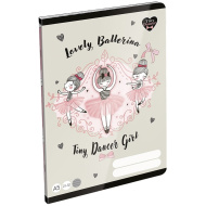 ICO: LizzySuli Lovely Ballerina Tiny Dancer caiet liniat pentru clasa a IV-a A/5 21-32