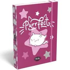 ICO: Lizzysuli Kittok stars cutie pentru caiete cu pisici cu elastic A5