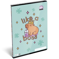 ICO: Lizzysuli Lollipop Capybara — caiet liniat cu model, A4, 81-32