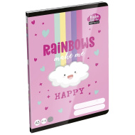 ICO: Lizzysuli Lollipop Rainbow caiet liniat pentru clasa a IV-a A/5 21-32