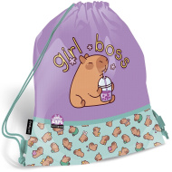 ICO: Lizzysuli Lollipop rucsac/sac sport cu imprimeu capybara
