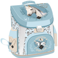 ICO: Lizzysuli Wild Beauty Sport Club ghiozdan școlar ergonomic cu motive ecvestre, rucsac 39x35x24 cm