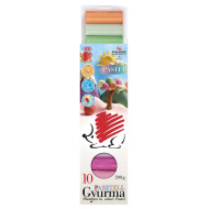 ICO: Plastilină arici în culori pastel, set de 10 bucăți