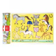 ICO: Șablon de desen Koh-I-Noor cu cai și pisici