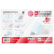 ICO: Süni copertă autoadezivă pentru caiete și manuale, set de 10 bucăți, A4