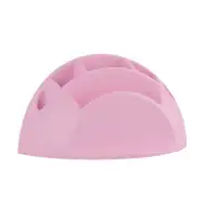 ICO: Suport inteligent pentru instrumente de scris, culoare roz pastel.