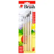 ICO: Pensula cu maner vopsit in cinci marimi diferite