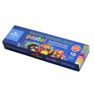 ICO: plastilină Koh-I-Noor în culori pastelate, set de 10 bucăți