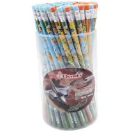 Ico: Creion grafic cu model avion Bensia, cu radieră, disponibil în mai multe variante, 1 buc.