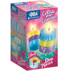 Idea! BFF Set creativ pentru confecționarea lumânărilor „Cei mai buni prieteni” - Clementoni