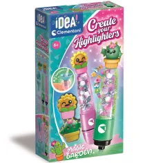 Idea! Magic Garden - set pentru confecționarea evidențiatoarelor - Clementoni
